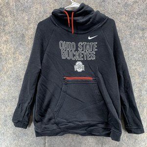 Nike Black Swoosh Outdoors Hoodie Ohio State  Drawstring
